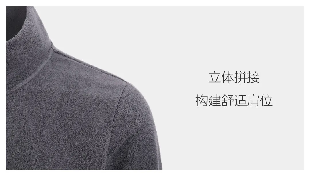 Новинка Xiaomi Mijia Youpin флисовая куртка на молнии мужская секция хлопок Смита Пушистый Теплый нежный и мягкий Повседневный стиль