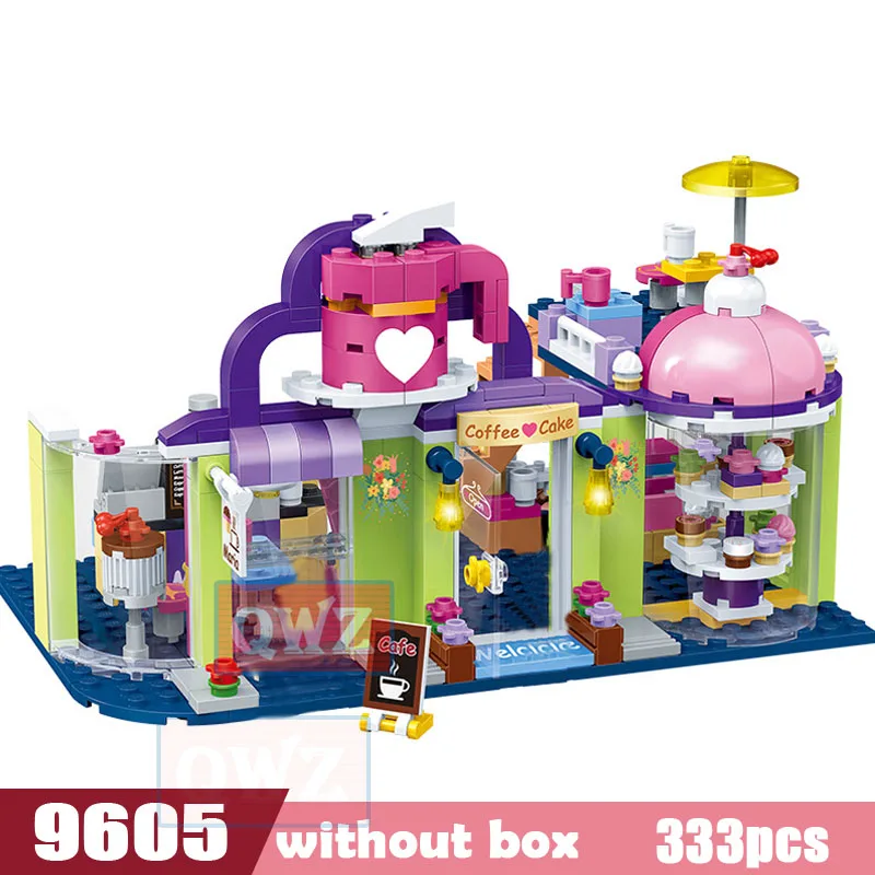 QWZ новый город подруг серии строительные блоки современный Мечта принцессы Эльзы