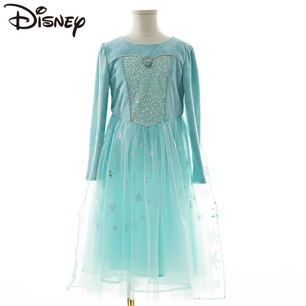 

Детское платье с длинным рукавом, из бархата