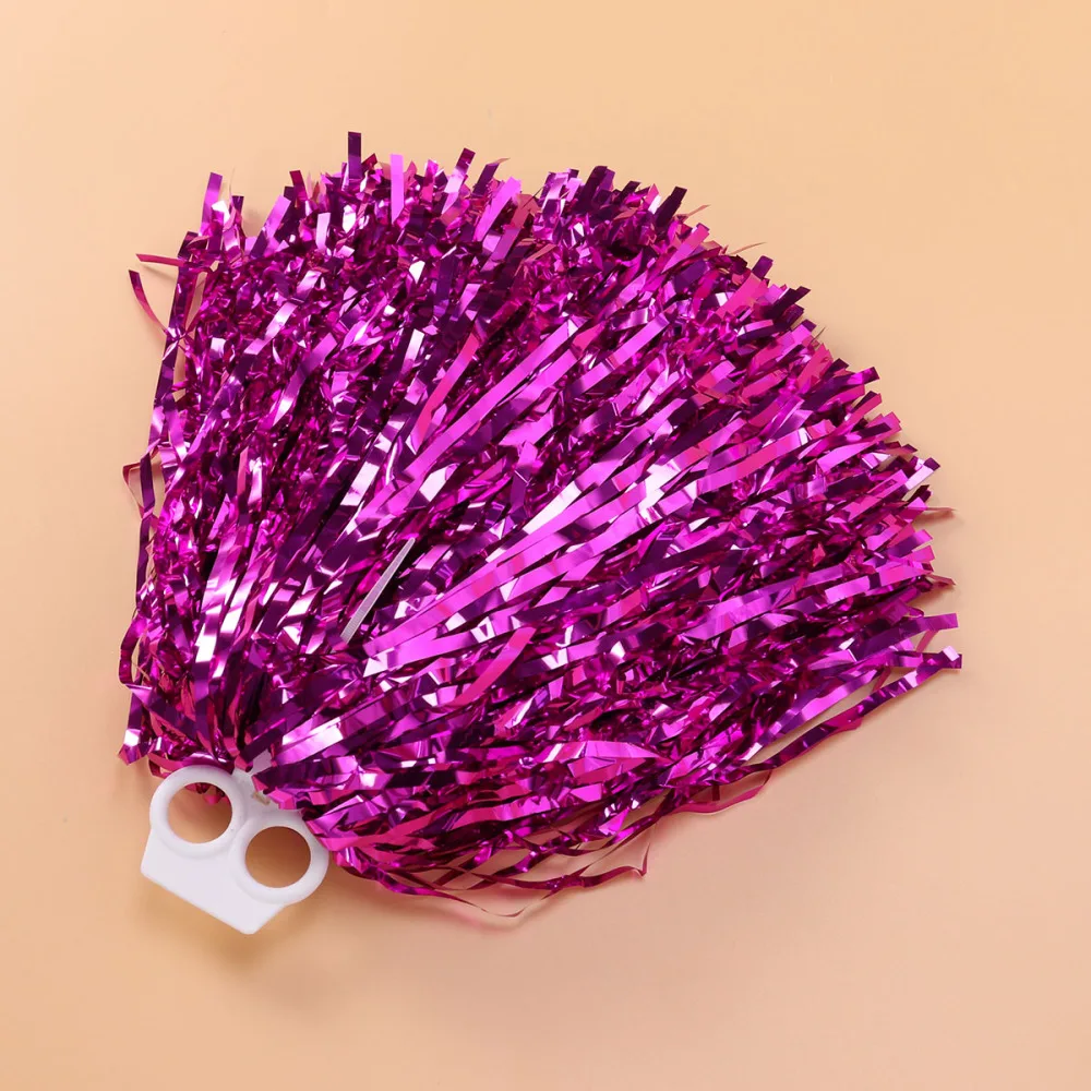 

1 Pair of Ring 50g Cheering Squad Spirited Fun Cheerleading Kit Cheer Poms for Both Kids College and High School Competi