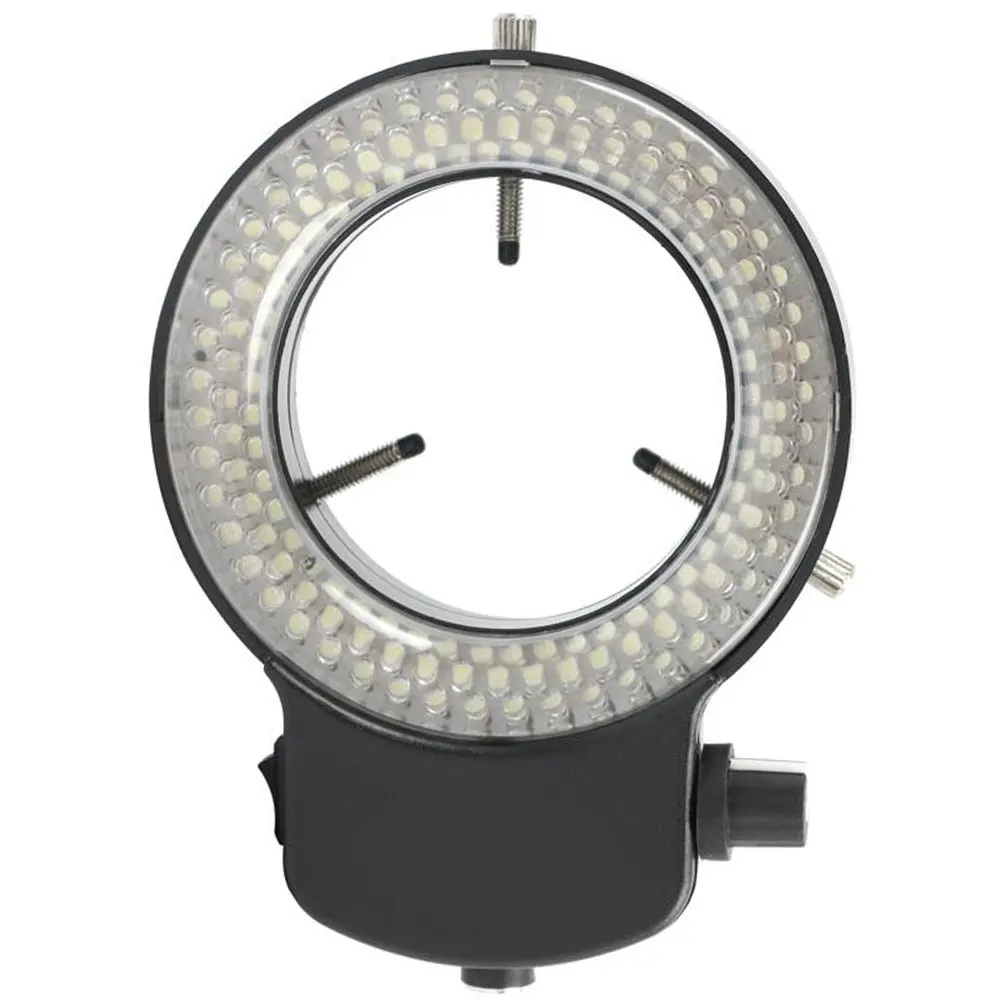 

Светодиодный кольцевой светильник для микроскопа, 144 лампочек, инструмент для освещения с регулируемой яркостью, промышленный светодиодны...