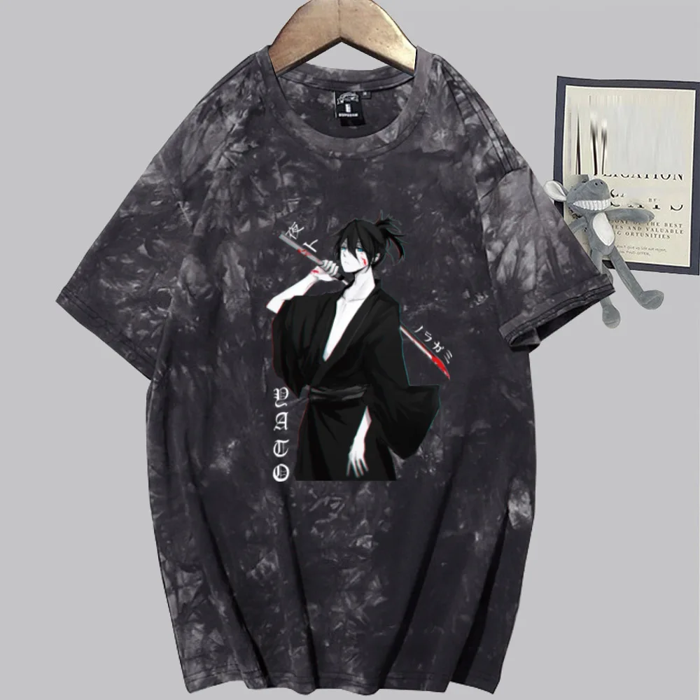 

Аниме футболка Noragami Yato с коротким рукавом и круглым вырезом