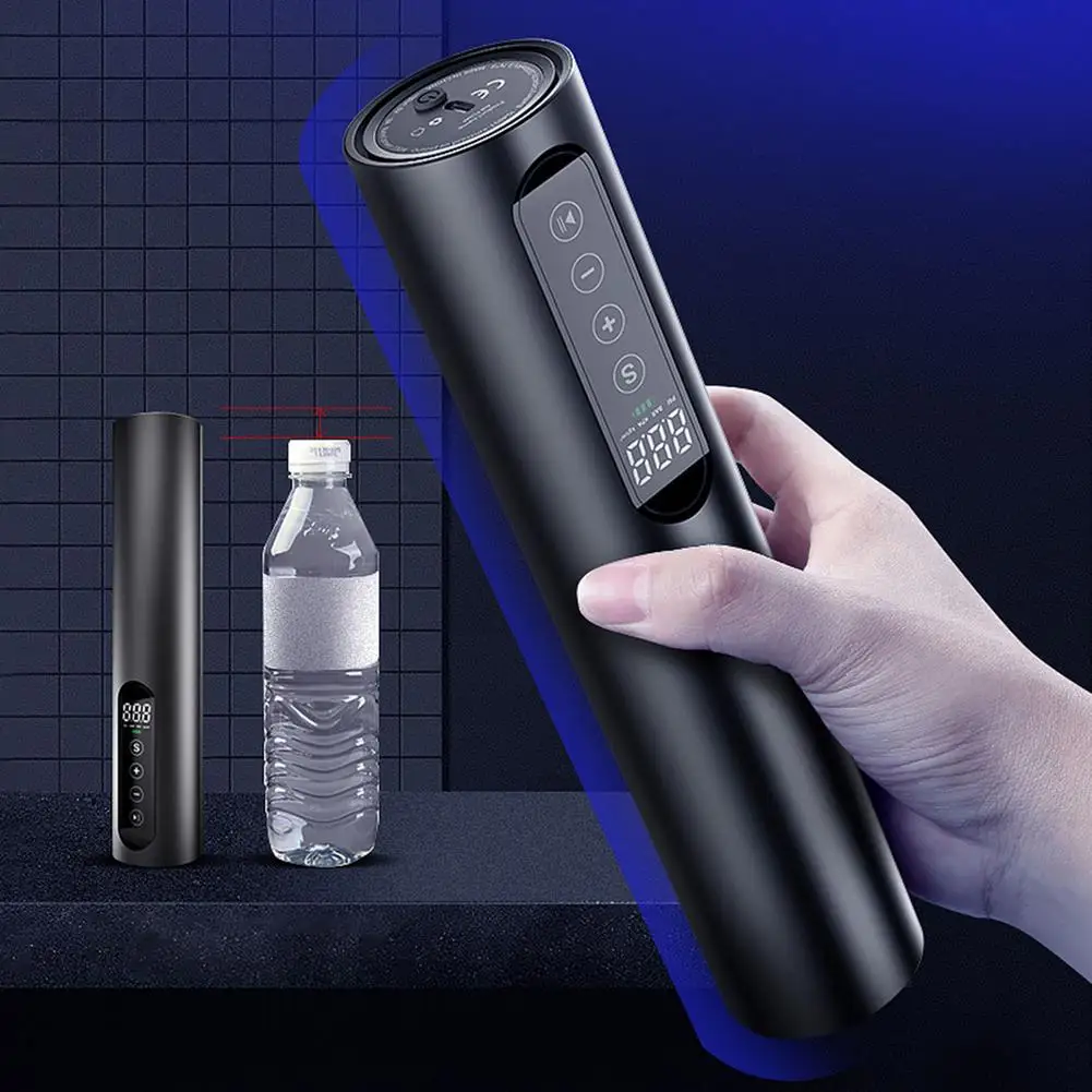 

Мини-компрессор для шин, Электрический автомобильный компрессор, 150 PSI, воздушный Iator с аккумуляторной батареей 2000 мАч, аварийная светодиодн...