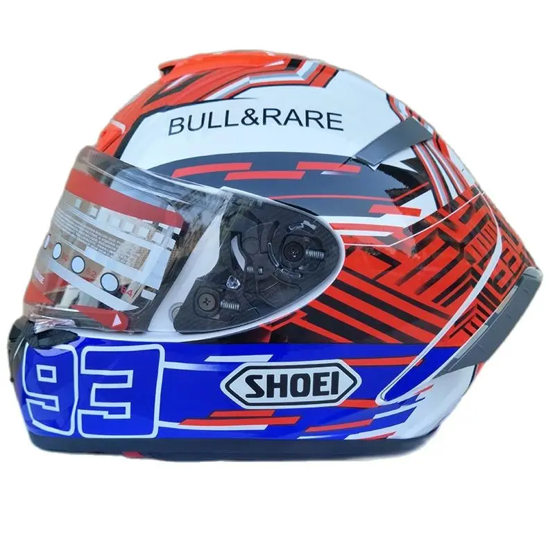 Мотоциклетные шлемы на все лицо с одним козырьком винтажные для мотокросса езды