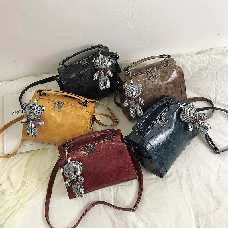 Сумки для женщин мессенджер 2019 женские сумки бостонские кожаные на плечо