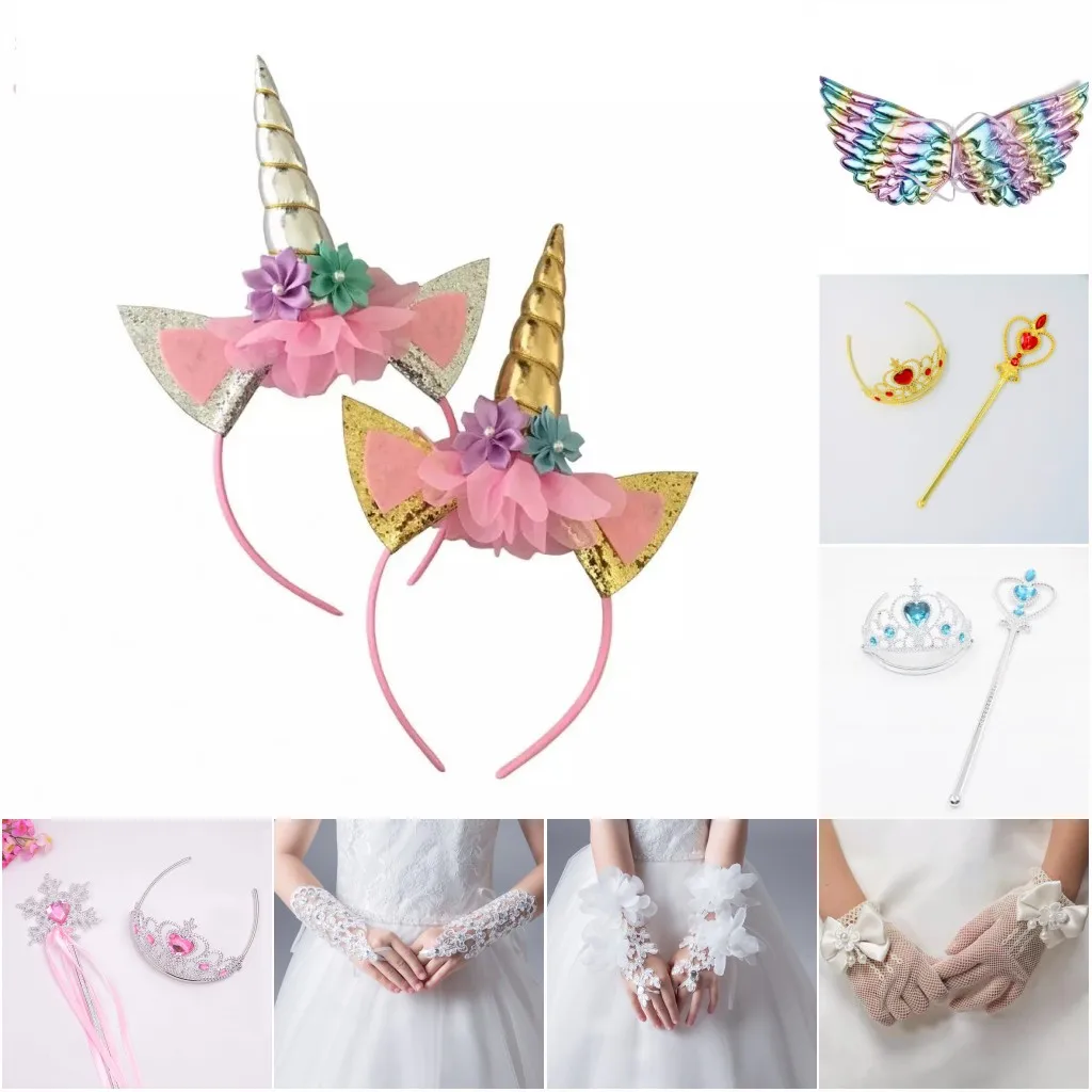 Повязка на голову для девочек день рождения модный ободок с милыми цветами