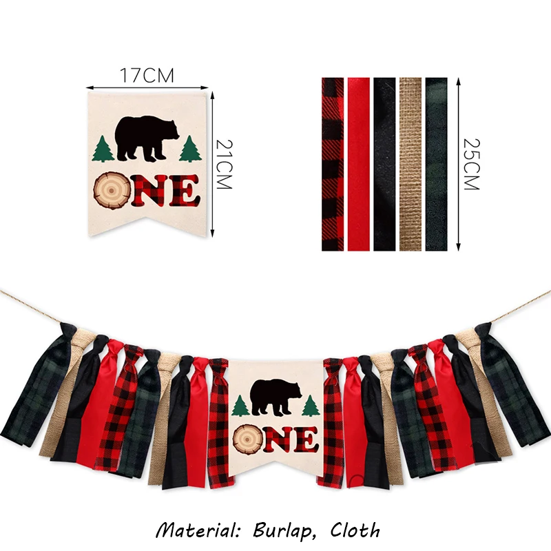 Lumberjack украшения для 1-го дня рождения товары детского душа Дикая вечеринка
