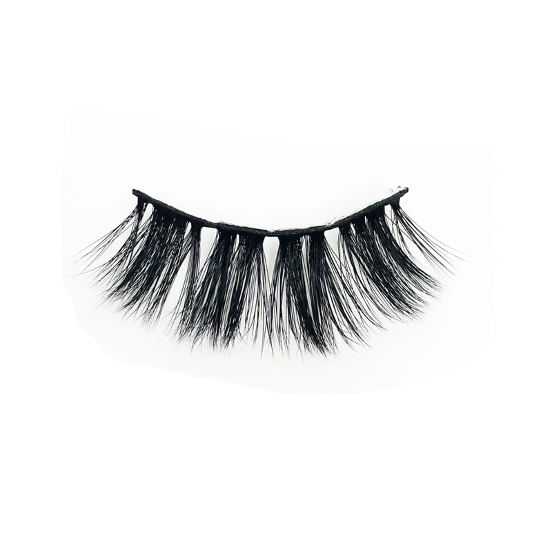 Flash Girl оптом ресницы 3D норка 5 пар Макияж цветные на заказ упаковка