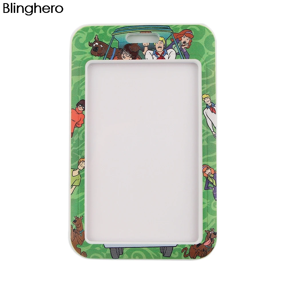 

20pcs/lot BH1294 Blinghero Cartoon ID Card Holder Name Credit Card Holder Neck Strap Card ID Holders Identity Badge
