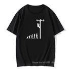 Забавная хлопковая Футболка Evolution Lineman для электрика, винтажные мужские футболки, модные топы, повседневная мужская футболка большого размера