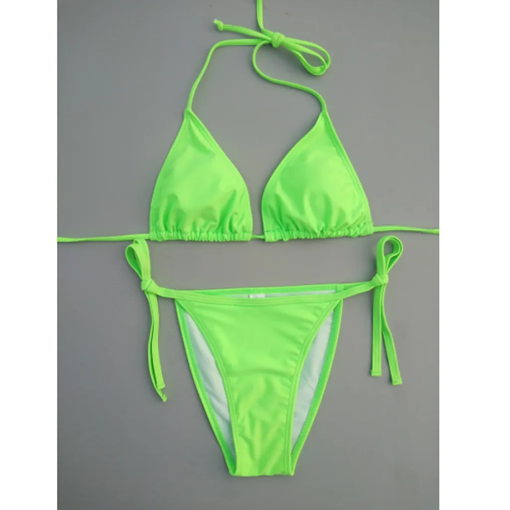

Women Bandeau Bandage Bikini Set Push-Up Brazilian Swimwear Beachwear Swimsuit Split Swimsuit Wholesale