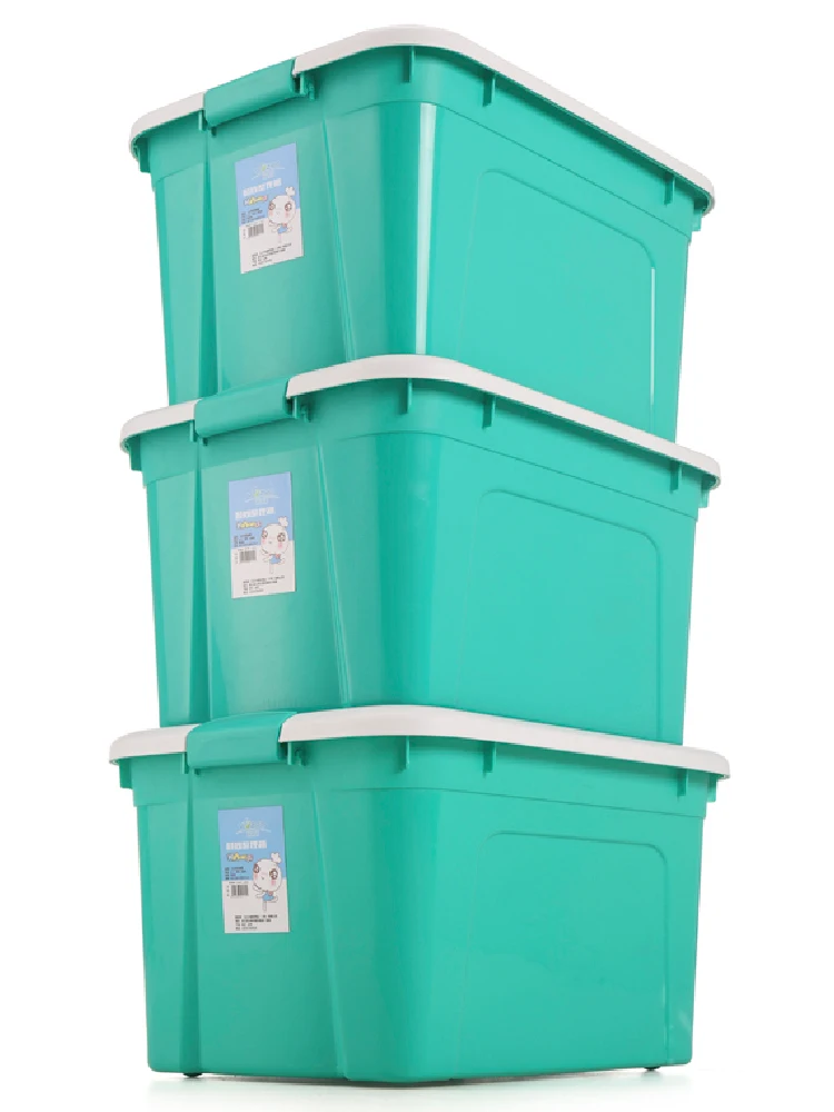 

Коробка для хранения, утолщенная пластиковая одежда, одеяла, ящики для хранения, покрытая одежда, большие отделочные коробки, супер-Большой ...