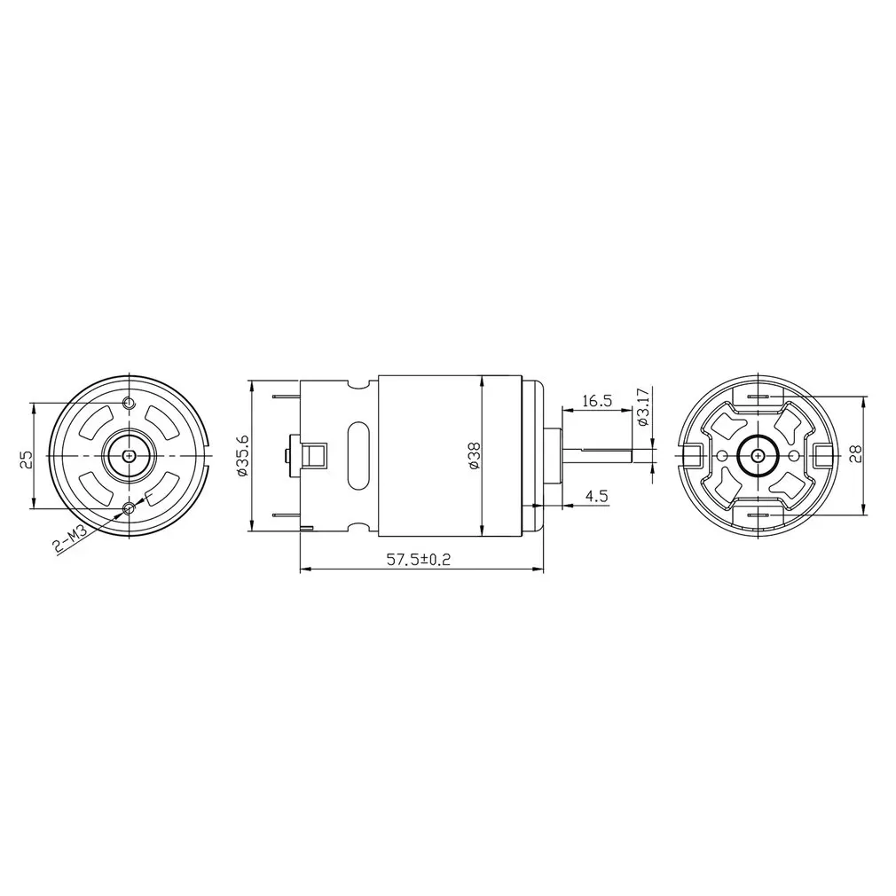 

550 35T 2-5S Brushed Motor Parts for 1/10 RC Car Drift Touring Off-road Crawler Redcat HSP HPI Wltoys Kyosho TRAXXAS D110 HOT!