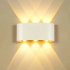 Наружный настенный светильник для сада, крыльца, алюминиевый настенный светильник для отеля, балкона, входной двери, настенное бра, светодиодный настенный светильник для коридора, коридора