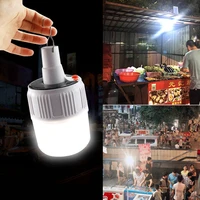new 24led 40w bulb lamp solar rechargeable bulb outdoor portable emergency lamp camping lamp household patio indoor lighting