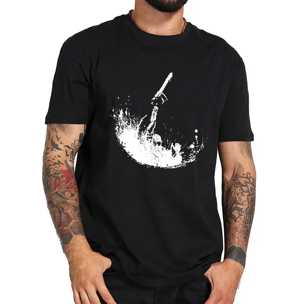 

Мужская хлопковая футболка с принтом и коротким рукавом, в стиле хип-хоп