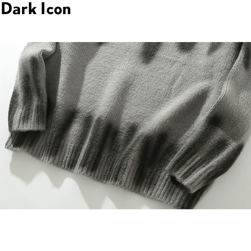 Свитер с граффити Dark Icon большими волнами в стиле хип-хоп мужские и женские