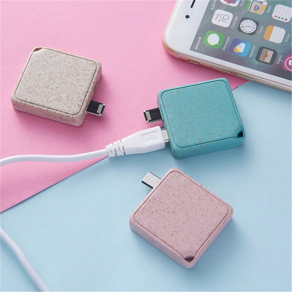 Портативный дорожный мини блок питания для iPhone Android зарядное устройство телефона