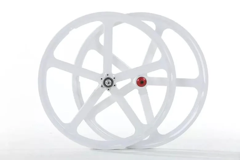 Folding Bike Wheelset 20 Inch 5mm Magnesium Alloy Bicycle Wheel Set Women's Child Wheels | Спорт и развлечения