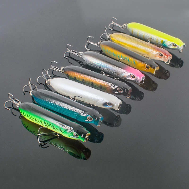 

1pcs Minnows Fishing Lure 11.5g 17g Popper Pencil Bait Floating Wobblers Throwing Artificial Bionic Topwater Hard Baits Bass
