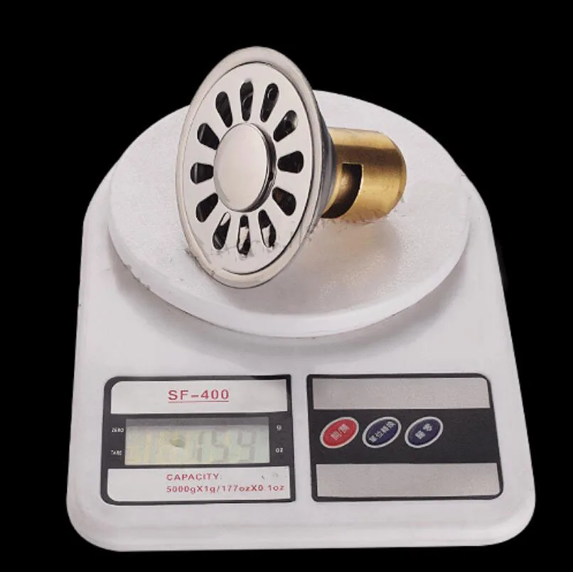 

304 Stainless Steel 9 cm Round Deodorant Floor Drain Kitchen Bathroom Washing Machine Balcony Dual-use Floor Drain