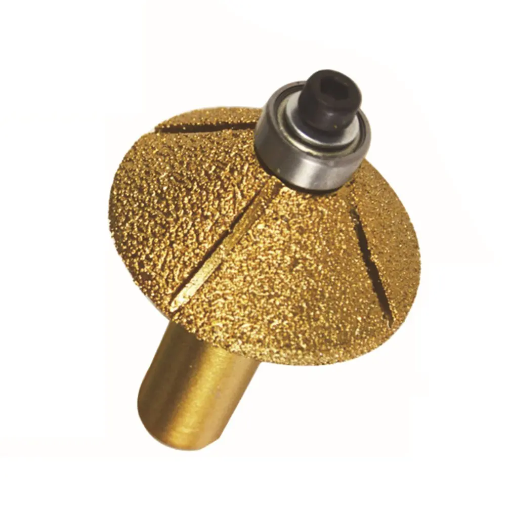 Радиус 12 мм буллноу Вакуумные Паяные алмазные фрезы для кромки каменной плиты