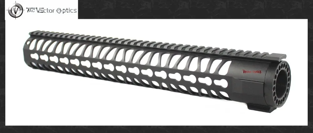 Тактический AR-15 KeyMod 16,5 дюймов Handguard Пикатинни Крепление подходит. 223 AR15 M4 M16 черный цвет