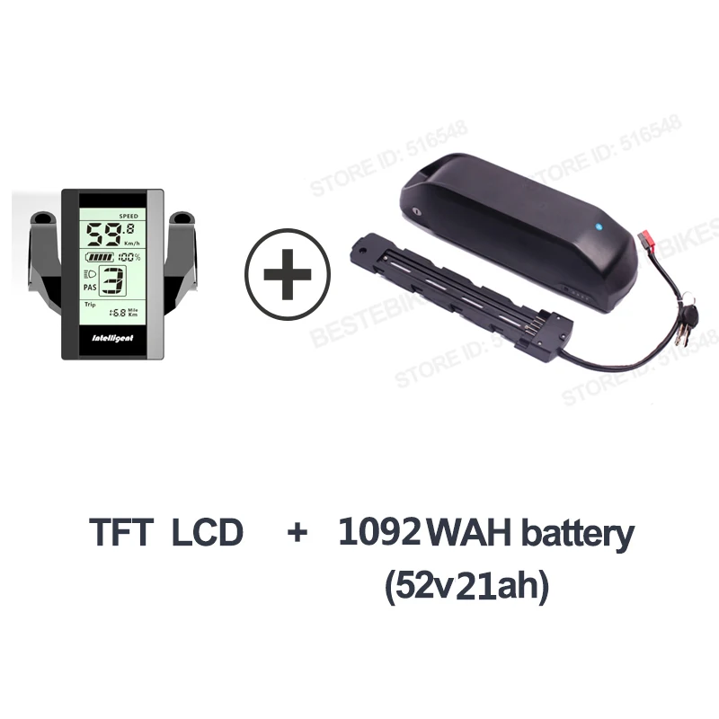 52v21ah LCD Samsun BAFANG двигатель BBS02B BBS02 750 Вт 52 в 21 Ач/17.5ач samsung батарея электрический двигатель среднего привода velo электрик e-bike конверсионный комплект - Цвет: 52v21ah LCD Samsun