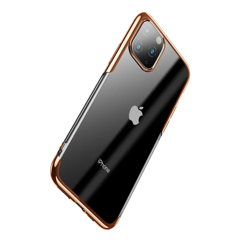 Baseus Luxury Transparent Case For iPhone 11 Pro Max Ultra Thin Cover 5.8 6.1 6.5 Cases Newest Coque | Мобильные телефоны и