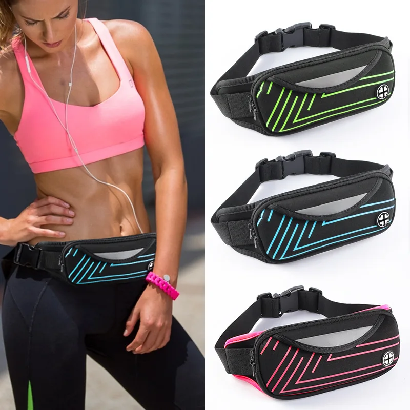

Multifunctional Men's And Women's Running Waist Bag Outdoor Sports Mobile Phone Bag Fitness Equipment Close Fitting Waist Bag