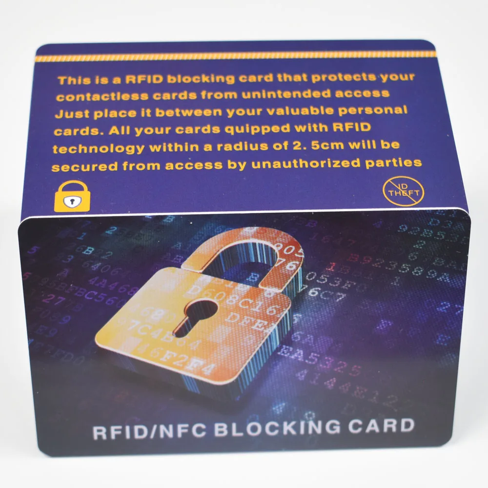 Защита для кредитных карт RFID-блокировка NFC сигналы защита паспорта кошелька |