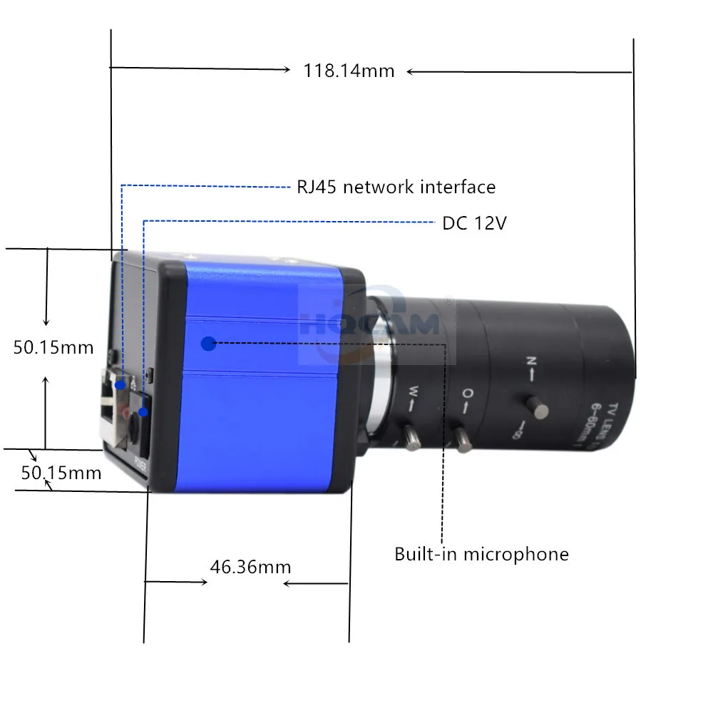 5MP 2MP BOX камера Push Video Stream RTMP Live будильник RTSP SD карта FTP потоковая передача 1080P Wifi