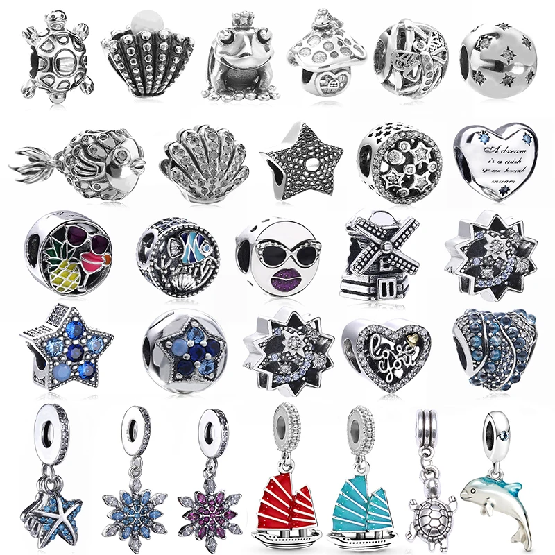 2 шт./лот подвески в виде морской рыбы ракушки черепахи сделай сам изящные бусины