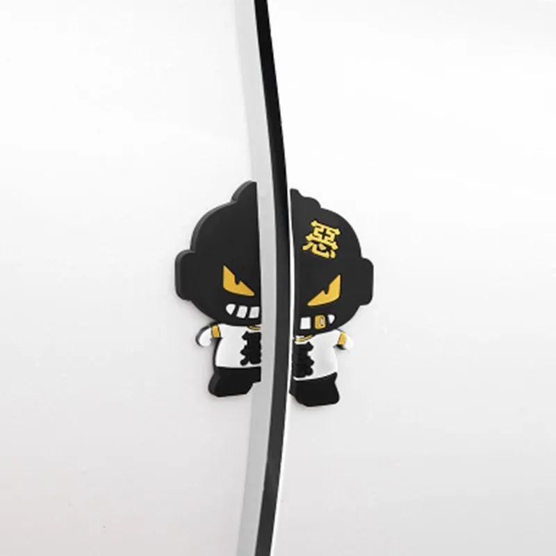 Tide бренд автомобиля силиконовые анти столкновения демон пара мультфильм двери