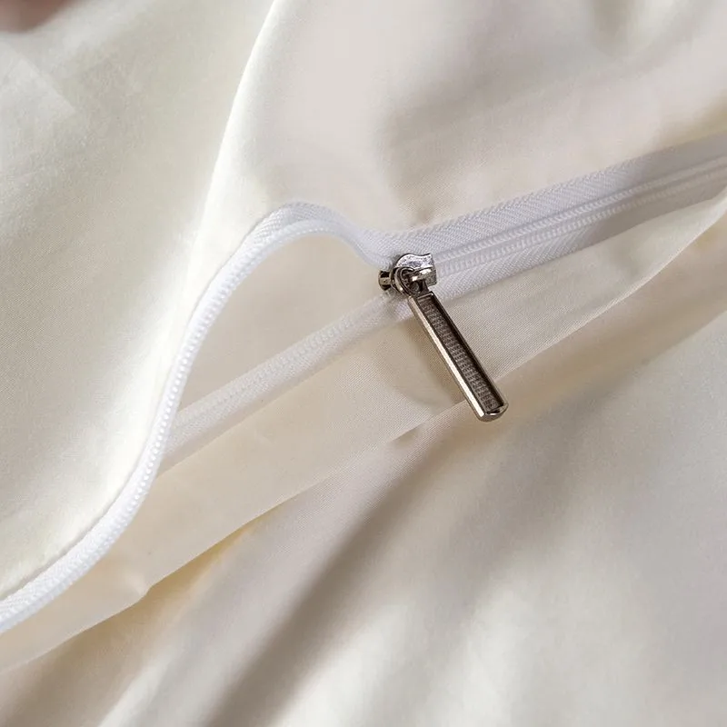 4 шт. однотонные простыни с вышивкой из хлопка | Дом и сад