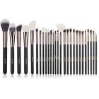 Набор кистей для макияжа из розового золота MSQ 6-27 шт, пудра, основа, тени для век, подводка, румяна, кисти для макияжа, натуральные и синтетические волосы