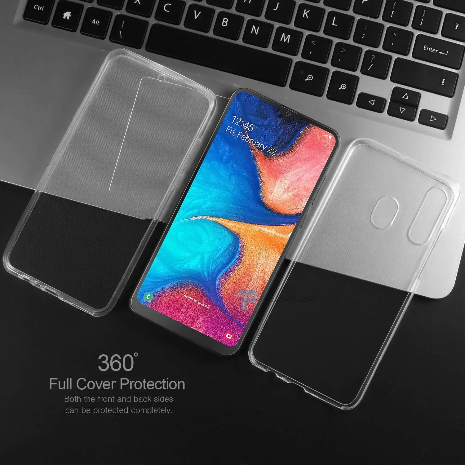 Двойной силиконовый чехол для Sasmung Galaxy A10 A20 A30 A40 A50 A70 M20 A50s S8 S9 Plus Note 10 9 S7 edge S10e S10