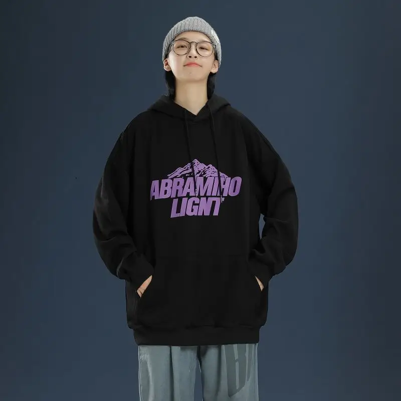 

100% Autumn Winter Sweater Women's Student's Loose Couple's Clothes Pullover Sweatshirt Hoodies Harajuku Gothic Oversized Hoodie