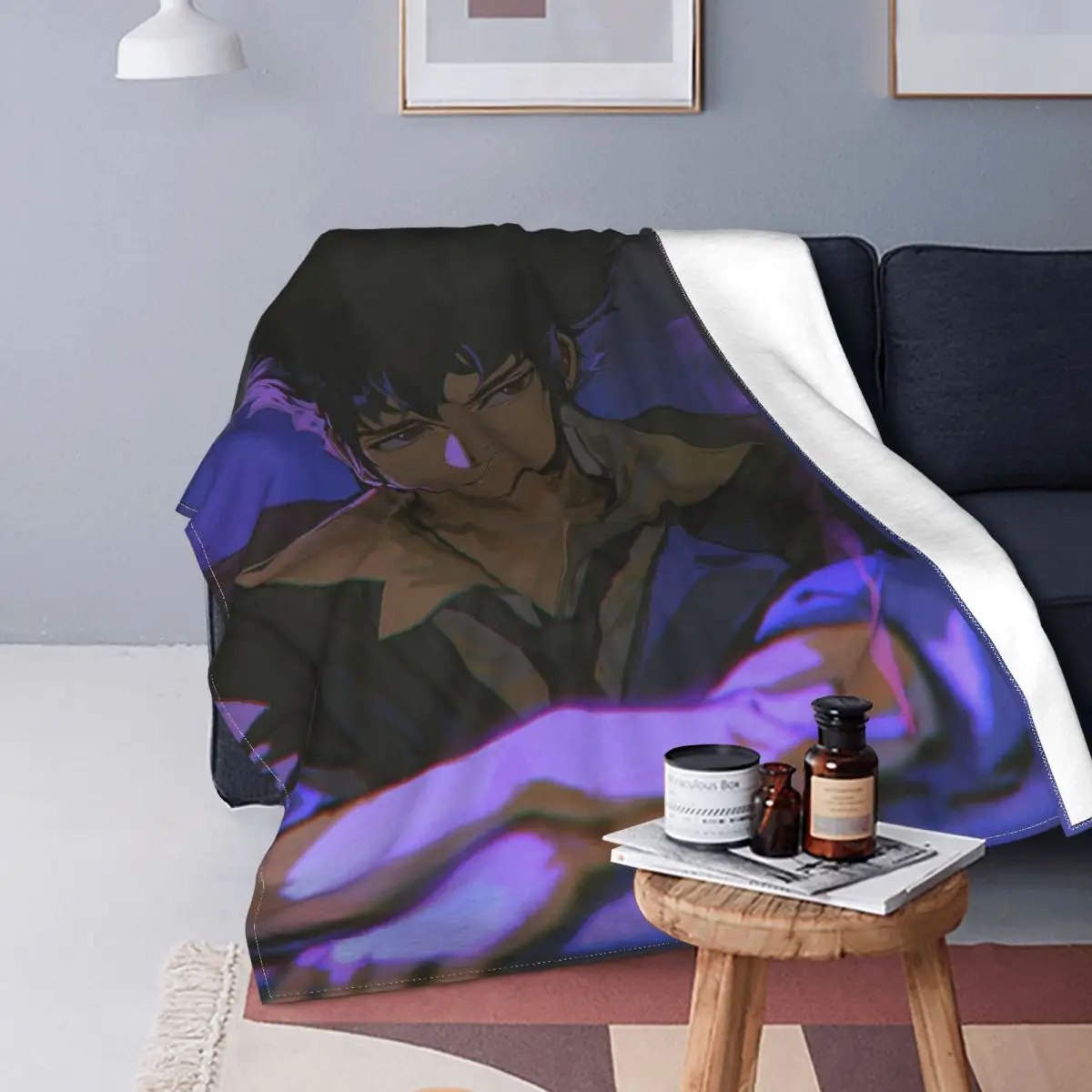 

Манта franela de Cowboy Bebop, украшение из аниме japonet, прозрачная Шпигель, суперкарлида, для софит, colcha