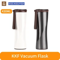 430ml thermoses xiaomi mijia kkf coffee mug with led touch screen vacuum thermos portable 304 stainless water bottle cup
