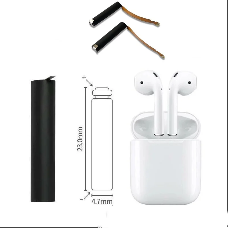 2022 реальный 25 мАч GOKY93mWhA1604 Аккумулятор для Airpods 1-й 2-й A1604 A1523 A1722 A2032 A2031 Air Pods 1 2