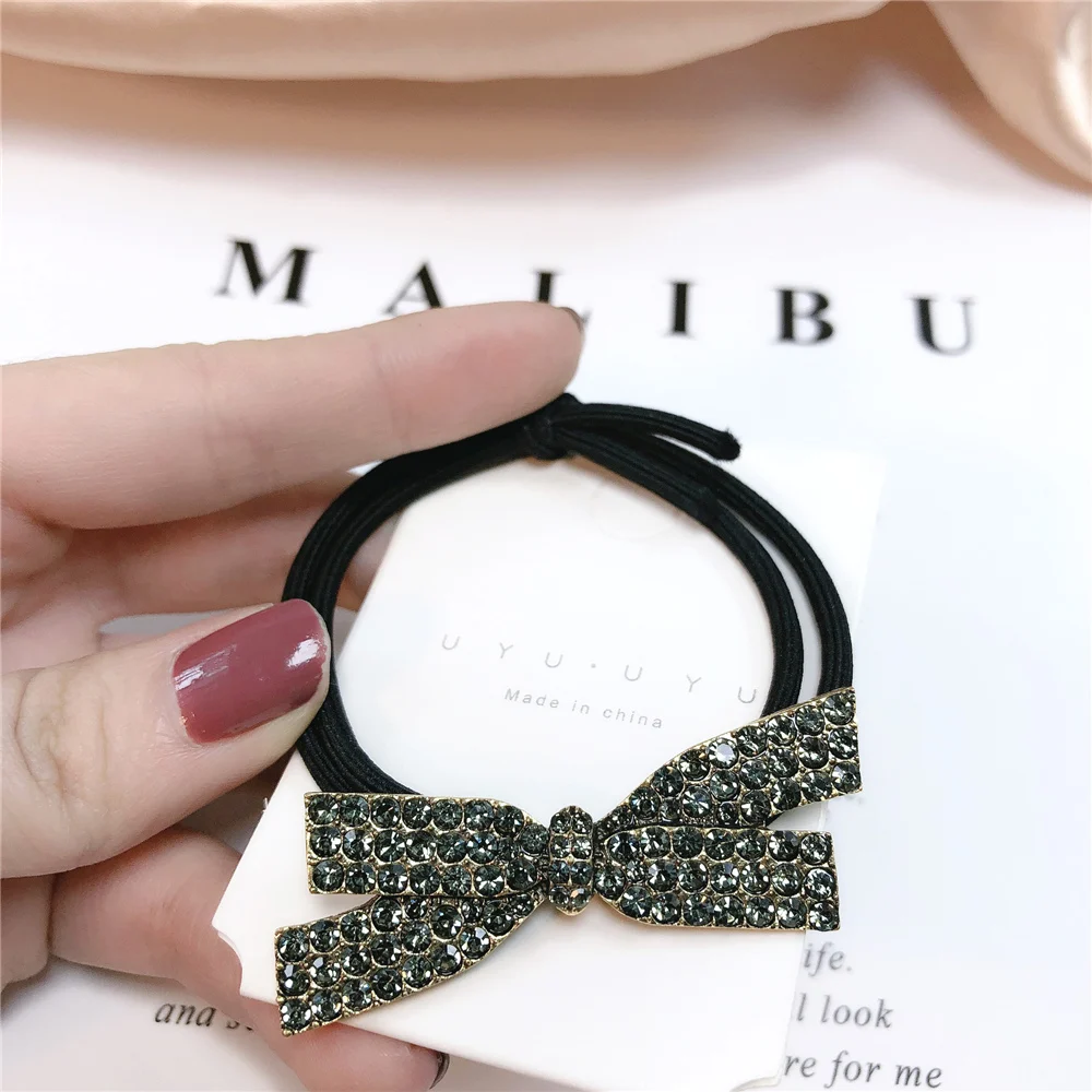 Для девочек с украшением в виде кристаллов Ботильоны на заколки для волос