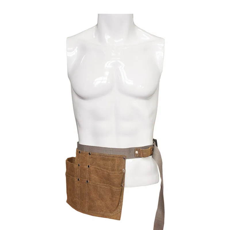 

Adjustable Canvas Aprons Men Women Multi-Pocket Aprons DIY Woodworking BBQ Cooking Wear Resistant Aprons Kitchen Tools Aprons