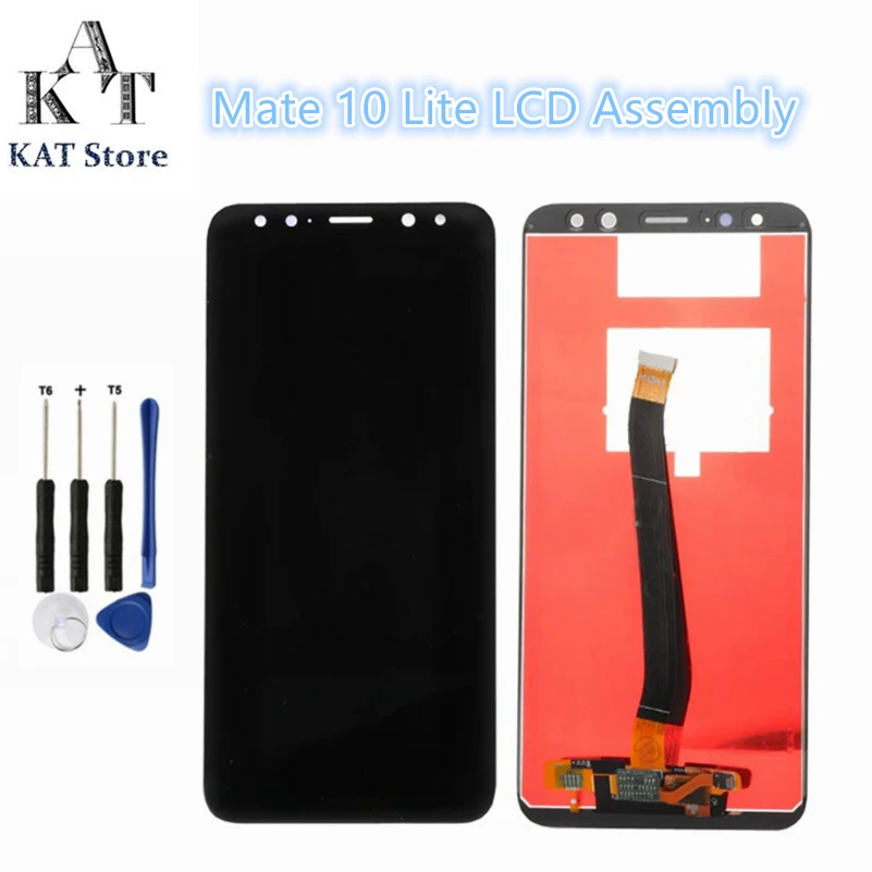 Замена ЖК экрана KAT для Huawei Mate 10 Lite сенсорный дисплей гарантия качества|Экраны