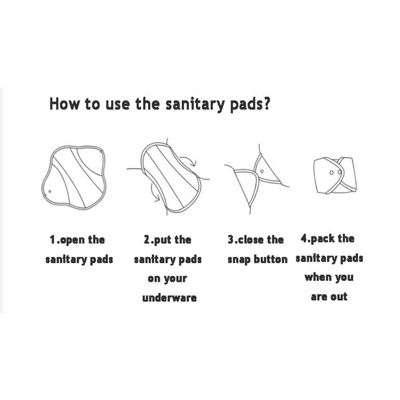 

[ALINAPPY]Free Shipping Printed Bamboo Charcoal Fleece Inner Lady Cloth Menstrual Pads,Reusable Waterproof Mummy Pads For Women