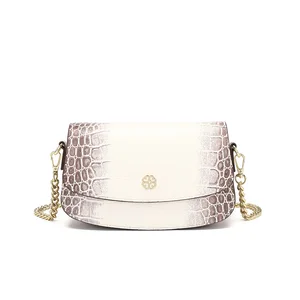 pu leather crocodile pattern fashion shoulder bags for womens 2021 summer new style young ladies casual clutch bags hot sale free global shipping