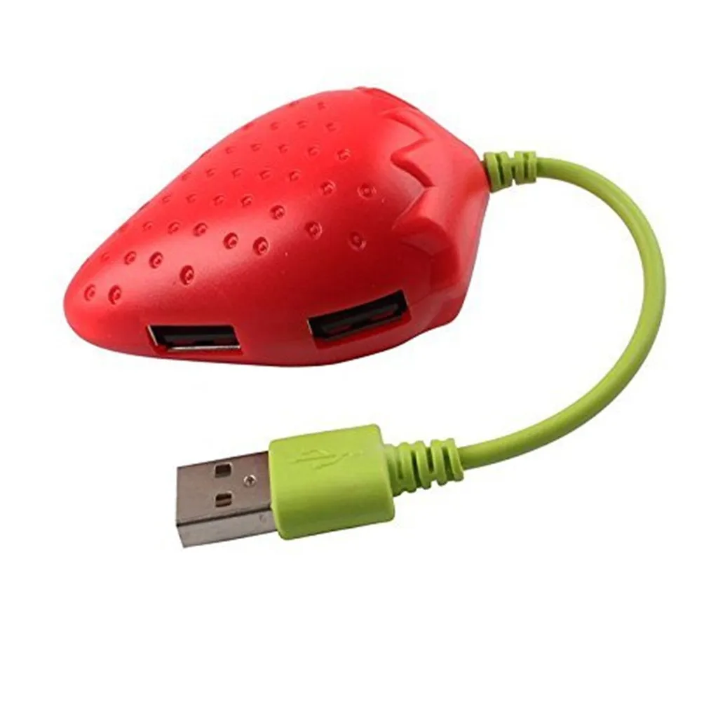 USB SwitcherBeautiful Клубника Звезда Форма Дизайн 2 0 4-Порты и разъёмы Творческий