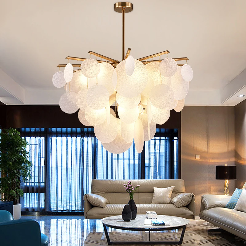 

Современная светодиодная люстра освещение для дома, гостиной, столовой, роскошные хрустальные скандинавские потолочные люстры, внутренний...