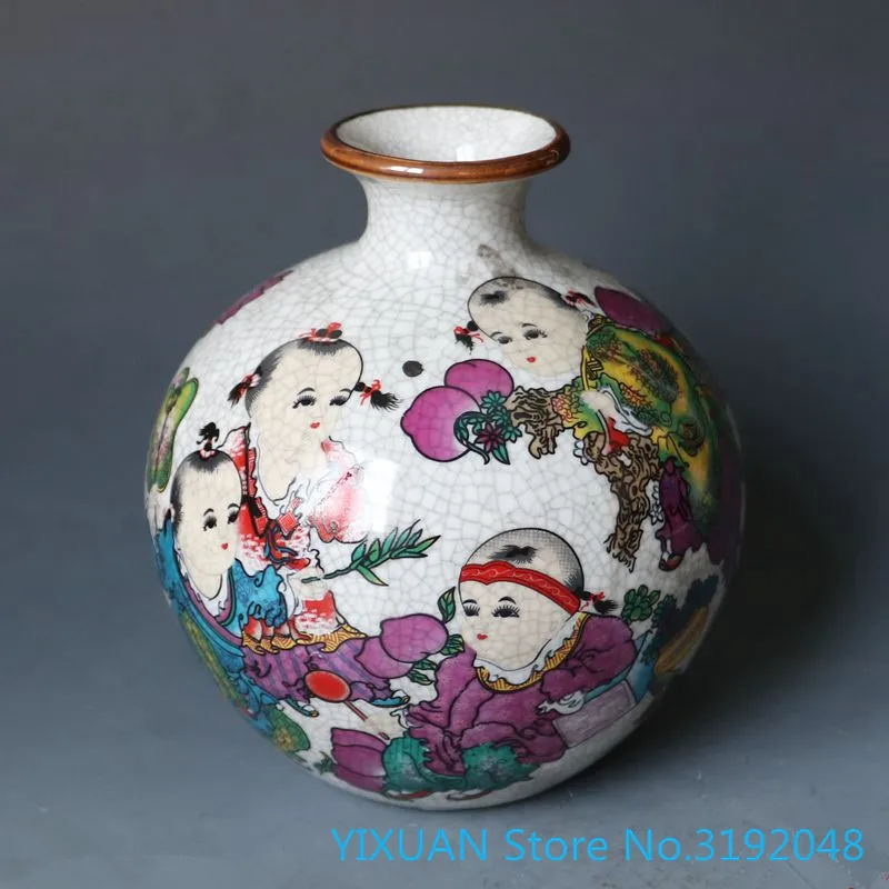 

Children's picture of children's joy porcelain bottle, decorative technology, 4 options