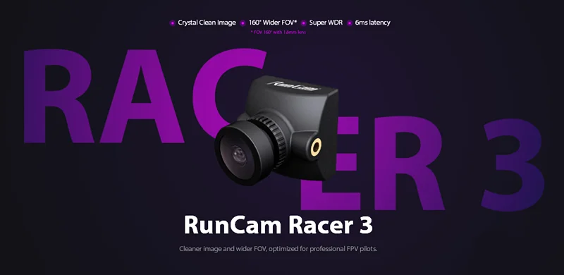Runcam Racer 3 FOV 160 ° 1,8 мм FOV 145 ° 2,1 мм камера Дрон fpv камера RC вертолет части с фиксированным крылом